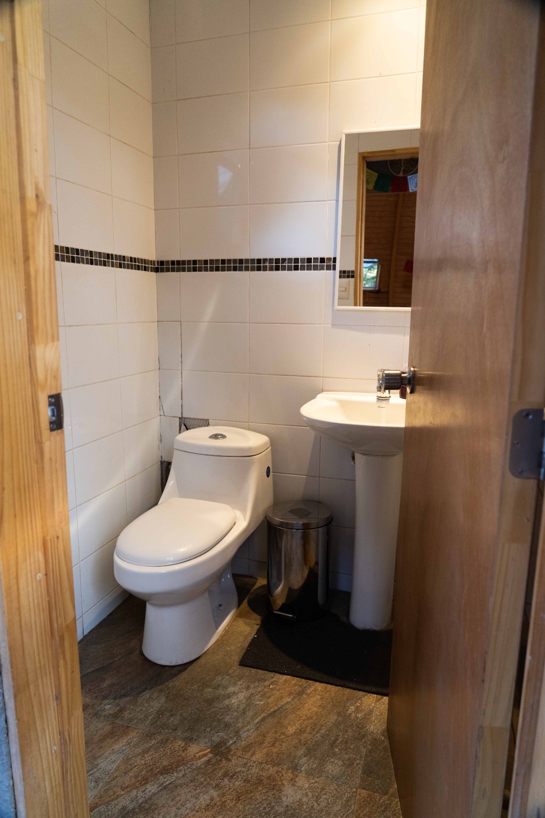 Baño disponible para los asistentes